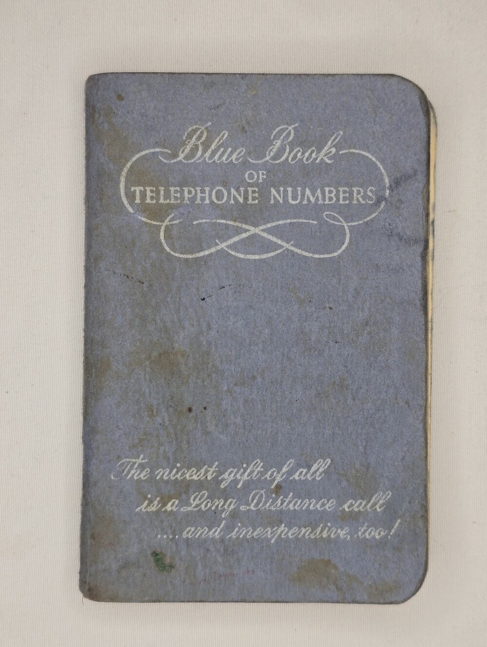 VTG 1950s Blue Book of Telephone Numbers Southern Bell Telephone Company - used.